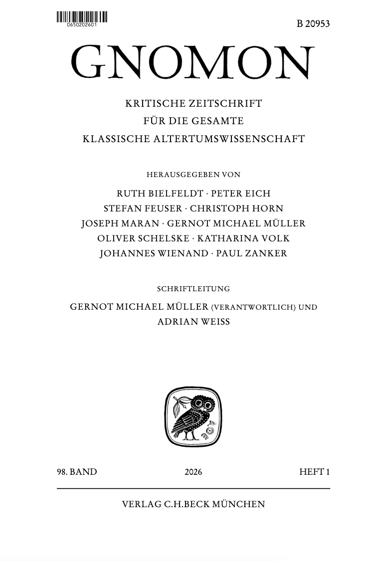 					Ver Vol. 98 Núm. 1 (2026): Gnomon Heft 1, Bd. 98 (2026)
				
